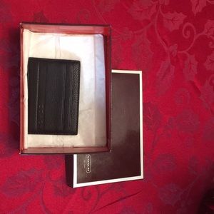 COACH men’s slim card case